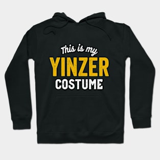 Yinzer Costume Funny Halloween Lazy Easy Costumes Pittsburgh Gift Hoodie